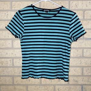 Kasper striped top size small